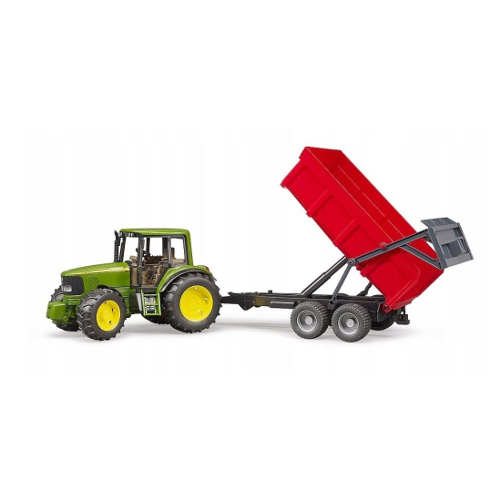 BRUDER Ciągnik John Deere 6920 z Przyczepą Wywrotką 1:16